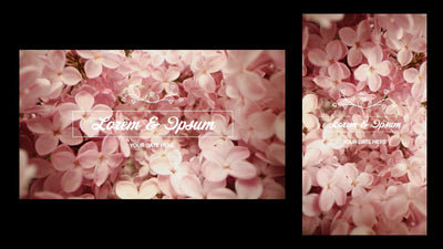 Multi Resolution Wedding Elegant Animated Date And Couple