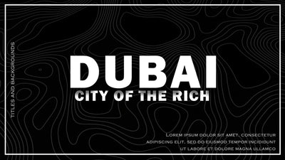 Fancy Elegant Black White Lines Text Title Intro Composition