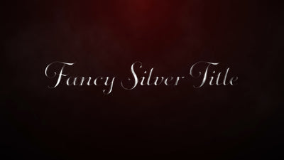 Fantasy Magic Fancy Elf Silver Metal Shiny Text Title Intro