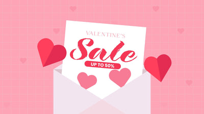 Valentine Love Letter Sale Discount Shop Promotion Envelope 01