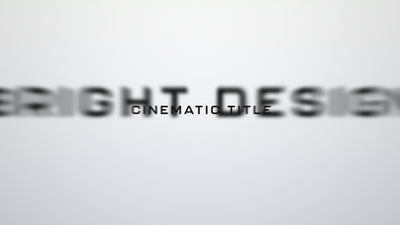Bright Cinematic Camera Fly Out Clean Modern Logo Reveal