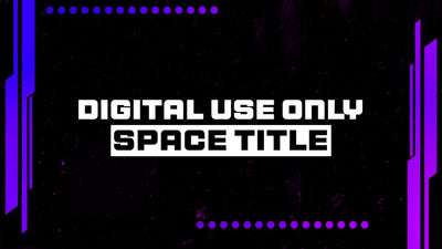 Sci-Fi Futuristic Video Title Card With Background Variation 05