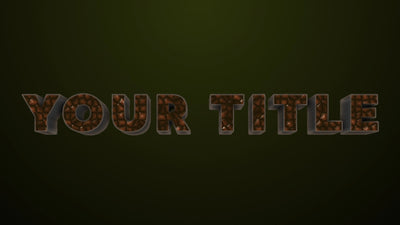 Dinosaur Skin Text Title Intro