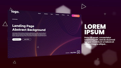 Website Page Modern Showcase Promotion Slideshow Dia 01