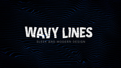 Unique Lines Wave 3D Effect Title Displacement Intro