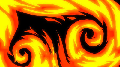 Hand Drawn Fire Element Transition Smooth Anime Epic 11