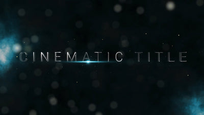 Cinematic Movie Silver Title Opener