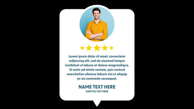 Professional Review Star Testimonial Rating Customer