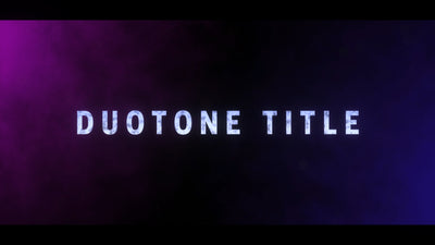 Colorful Duotone Bright Grunge Cinematic Trailer Title Intro