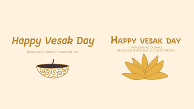 Vesak Day Buddha Wisdom Peace Celebration Titles 01