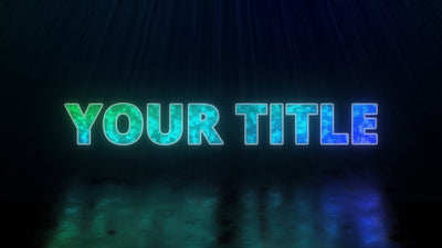 Sapphire Blue Shiny Title Intro