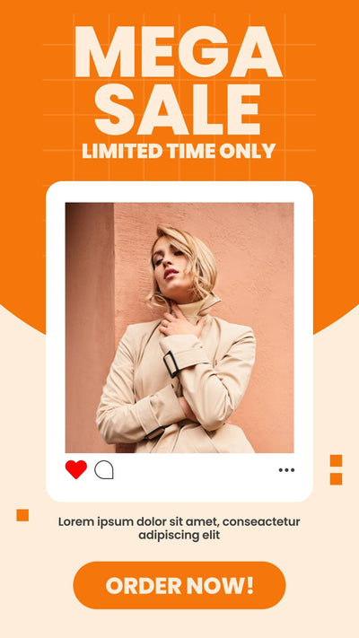 Social Media Sale Promotion Screen Story Post Vertical