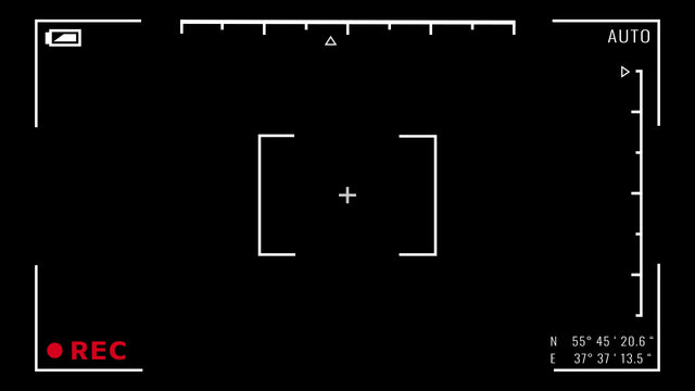 Modern Recording Camera Overlay Night Vision