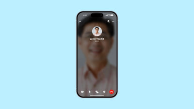 Phone Call Smartphone Caller Talking Timer Modern Wallpaper