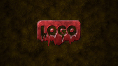Horror Dripping Grunge Logo Reveal