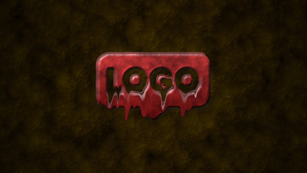 Horror Dripping Grunge Logo Reveal