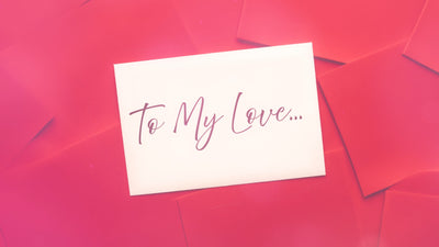 Love Letter Valentine Romantic Style Paper Title Intro 4K