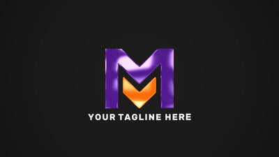 Modern Dark Light Ray Intro Bright Outline Logo Reveal