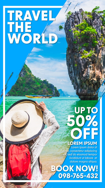 Travel Agency Promotion Panel Social Media Story 04