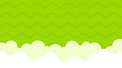 Green Clouds Moving Sky Wave Lines Animated Background