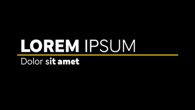 Variable Font Business Presentation Clean Lower Third