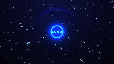 Particle Zoom Ripple Wave Hit Logo Reveal