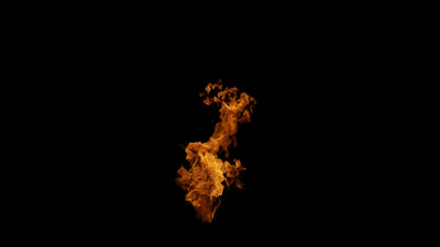 Flame Burning Hot Torch Fire 02
