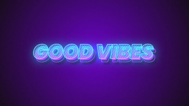 Neon Modern Glow Bold Text Intro Opener Shine Light 02