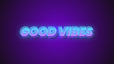 Neon Modern Glow Bold Text Intro Opener Shine Light