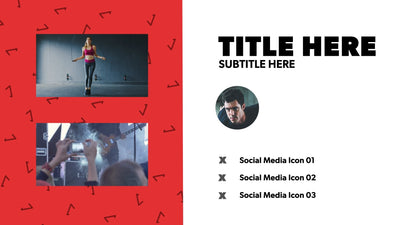 Video End Card Social Generic Clean Outro Screen Variation 02