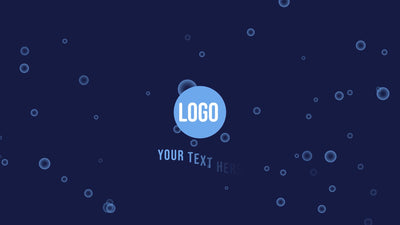 Bubbles Soda Circle Intro Outro Logo Reveal