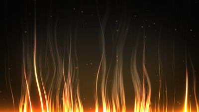 Magic Mysterious Cartoon Styled Fire Particles Game Trailer Background