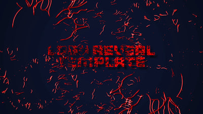 Funky Veins Fungus Growth Bloody Text Logo Reveal Template