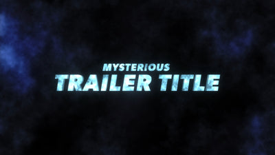 Blockbuster Mysterious Movie Explosion Trailer Title Intro