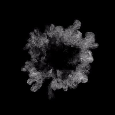 Magic Spell Energy Shockwave 01 Frontal Black & White
