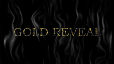 Dark Black And Gold Golden Reveal Title Intro