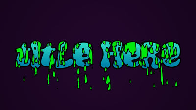 Cartoon Slime Scary Dripping Title Intro
