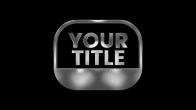 Rough Metal Text Scratch Realistic Metalic Title Intro