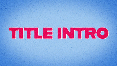 Cartoon Comic Text Morph Title Intro