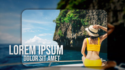 Glass Panels Modern Translucent Style Particles Slideshow 05