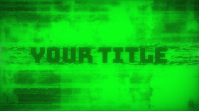 Glitching Duotone Grunge Blocky Distorted Text Title Intro Variation
