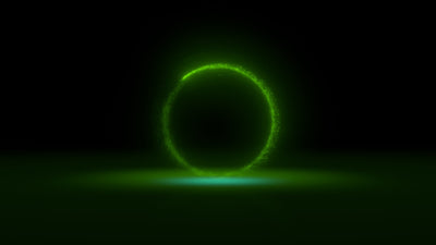 Magical Glowing Portal Superhero Inspired Particles Ring Teleport