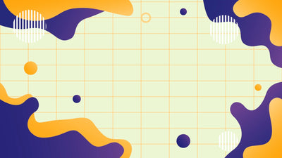Modern Wave Shape Fun Elements Animated Background Variation 07