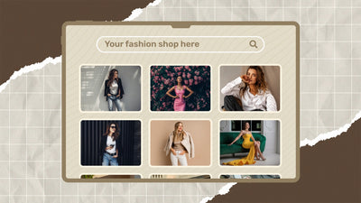 Urban Elegance Fashion Tablet Scrolling Display Web Intro