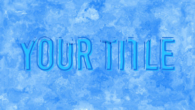 Pouring Water Liquid Title Intro