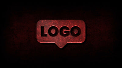 Dark Grungy Red Superhero Logo Reveal