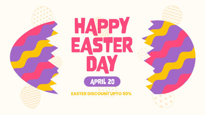 Easter Cracking Egg Open Festive Holiday Promo Offer
