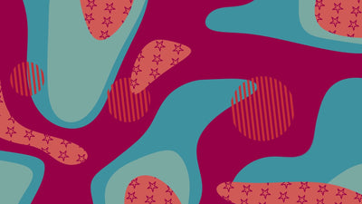 Modern Chaos Multi Shape Organic Design Background