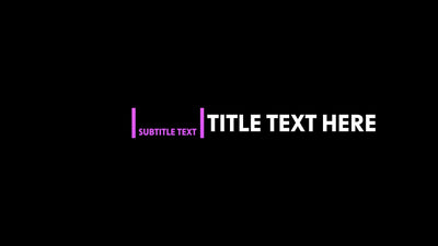 Professional Bright Accent Color Echo Title Reveals