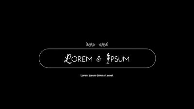 Wedding Couple Announcement Animated Border Modern